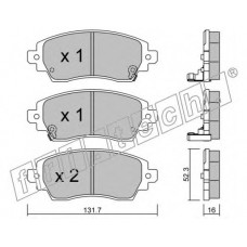 fri.tech. Σετ τακάκια 766.0