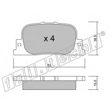 fri.tech. Σετ τακάκια 768.0