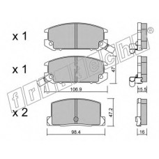 fri.tech. Σετ τακάκια 770.0
