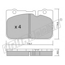 fri.tech. Σετ τακάκια 773.0