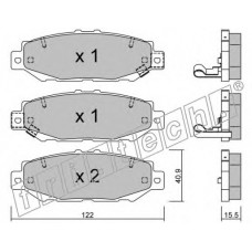 fri.tech. Σετ τακάκια 775.0