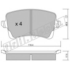 fri.tech. Σετ τακάκια 792.0