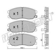 fri.tech. Σετ τακάκια 794.0