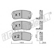 fri.tech. Σετ τακάκια 802.0