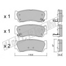 fri.tech. Σετ τακάκια 804.0