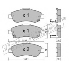 fri.tech. Σετ τακάκια 805.0