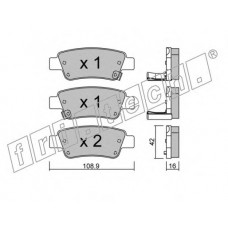 fri.tech. Σετ τακάκια 806.0