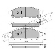 fri.tech. Σετ τακάκια 807.0