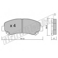 fri.tech. Σετ τακάκια 808.0