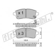 fri.tech. Σετ τακάκια 809.0