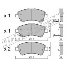 fri.tech. Σετ τακάκια 811.0