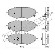 fri.tech. Σετ τακάκια 814.0