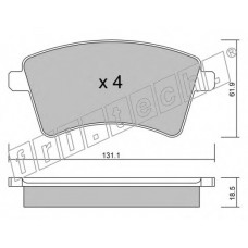 fri.tech. Σετ τακάκια 828.0
