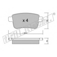 fri.tech. Σετ τακάκια 830.0