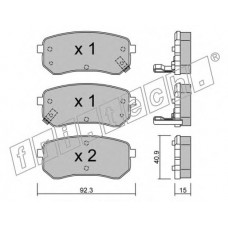 fri.tech. Σετ τακάκια 831.0