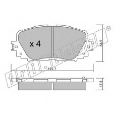 fri.tech. Σετ τακάκια 836.0