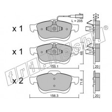 fri.tech. Σετ τακάκια 840.0
