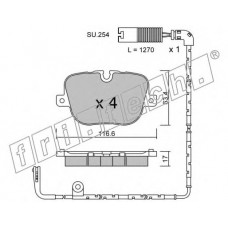 fri.tech. Σετ τακάκια 854.0W