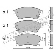 fri.tech. Σετ τακάκια 855.0