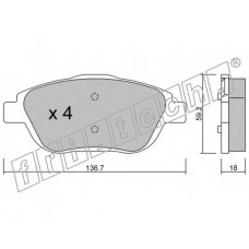 fri.tech. Σετ τακάκια 869.0