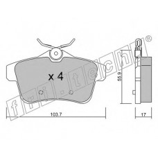 fri.tech. Σετ τακάκια 872.0