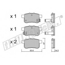 fri.tech. Σετ τακάκια 885.0
