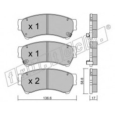 fri.tech. Σετ τακάκια 886.0