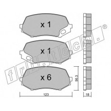 fri.tech. Σετ τακάκια 891.0