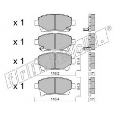 fri.tech. Σετ τακάκια 894.0