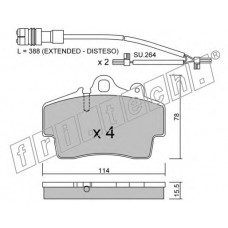 fri.tech. Σετ τακάκια 908.1W