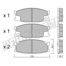 fri.tech. Σετ τακάκια 926.0