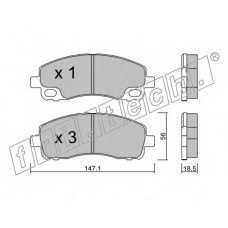 fri.tech. Σετ τακάκια 928.0