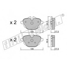 fri.tech. Σετ τακάκια 938.0