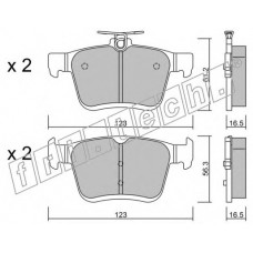 fri.tech. Σετ τακάκια 967.0