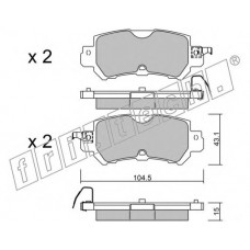 fri.tech. Σετ τακάκια 986.0