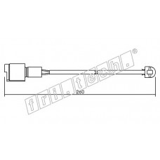 fri.tech. Δείκτης φθοράς τακάκι SU.074
