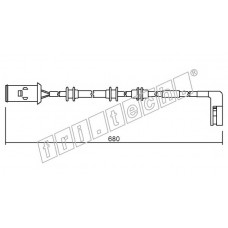 fri.tech. Δείκτης φθοράς τακάκι SU.093