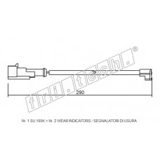 fri.tech. Δείκτης φθοράς τακάκι SU.100K