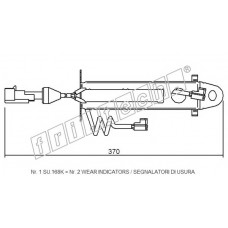 fri.tech. Δείκτης φθοράς τακάκι SU.168K