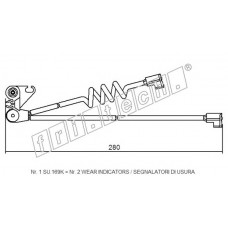fri.tech. Δείκτης φθοράς τακάκι SU.169K