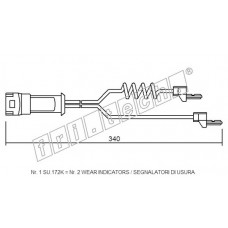 fri.tech. Δείκτης φθοράς τακάκι SU.172K