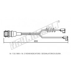 fri.tech. Δείκτης φθοράς τακάκι SU.186K