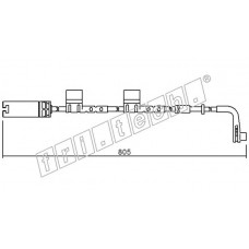 fri.tech. Δείκτης φθοράς τακάκι SU.222