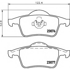 HELLA PAGID Σετ τακάκια 8DB 355 008-871