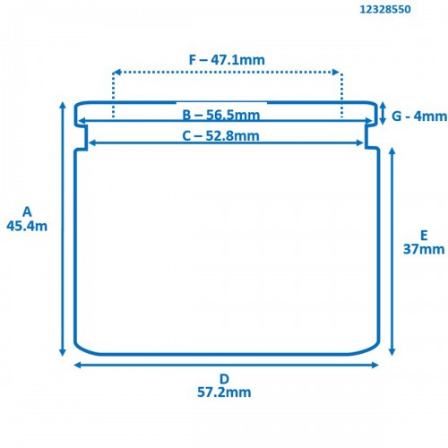 ΠΙΣΤΟΝΙ ΔΑΓΚΑΝΑΣ TOYOTA COROLLA '01-'04 57.2Δ-45.4Y