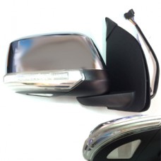 ΚΑΘΡΕΠΤΗΣ NISSAN D40 '10-'14 ΧΡΩΜΙΟ ΜΕ ΦΛΑΣ LED ΚΑΤΩ ΗΛΕΚΤΡΙΚΟΣ ΜΕ ΕΝΔΕΙΞΗ ΟΠΙΣΘΕΝ ΑΝΑΔΙΠΛΟΥΜΕΝΟΣ 9P/12B+2P