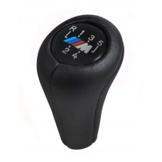 ΠΟΜΟΛΟ ΛΕΒΙΕ ΤΑΧΥΤΗΤΩΝ BMW E36/E46 SERIES 3 - 5 ΤΑΧΥΤΗΤΕΣ R12345 - ΔΕΡΜΑ/ ΜΠΡΟΣΤΙΝΗ ΡΑΦΗ - 'M' - ΜΑΥΡΟ