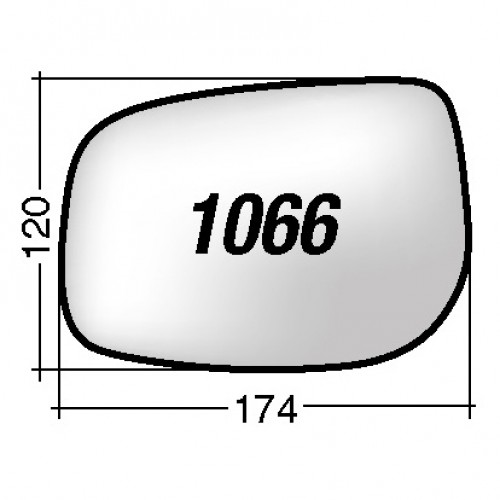 ΚΡΥΣΤΑΛΛΟ ΚΑΘΡΕΠΤΗ TOYOTA AURIS UKP (ΑΓΓΛΙΚΟ) '06-'11 (ΘΕΡΜΑΙΝΟΜΕΝΟ, ΜΕ ΒΑΣΗ,ΧΡΩΜΙΟ) ΔΕΞΙ