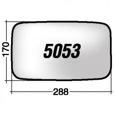 ΚΡΥΣΤΑΛΛΟ ΚΑΘΡΕΠΤΗ NISSAN CABSTAR '95-'06/ TRADE (ΧΡΩΜΙΟ) ΑΡΙΣΤΕΡΟ/ΔΕΞΙ ΧΩΡΙΣ ΒΑΣΗ