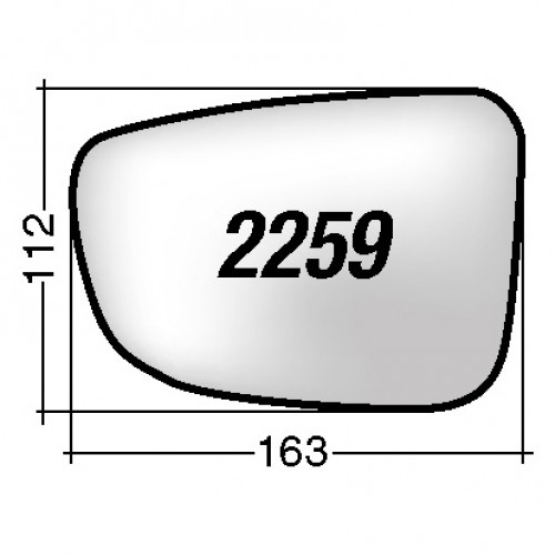 ΚΡΥΣΤΑΛΛΟ ΚΑΘΡΕΠΤΗ MAZDA 3 BM '15-/ 6 GJ GL '12- (ΘΕΡΜΑΙΝΟΜΕΝΟ, ΜΕ ΒΑΣΗ, ΧΡΩΜΙΟ) ΔΕΞΙ
